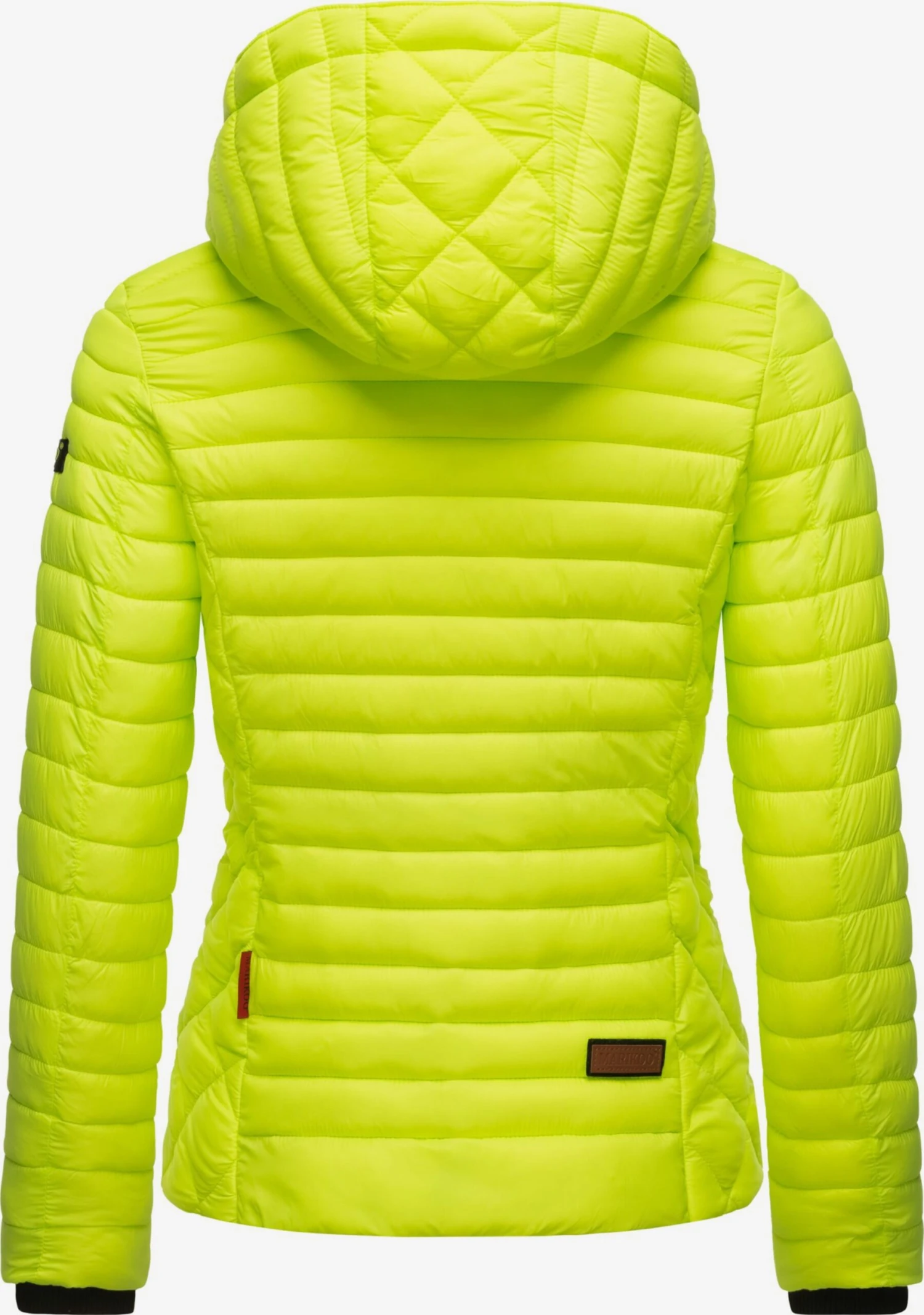 Marikoo Vestes De Mi-saison Veste Mi-saison Samtpfote Femme Vert Fluo 5 Marikoo Vestes De Mi-saison Veste Mi-saison Samtpfote Femme Vert Fluo – Image 3