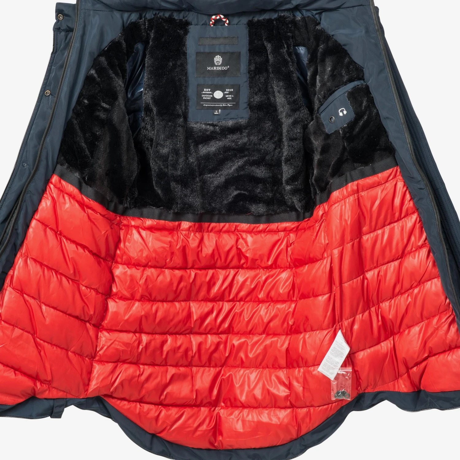 Marikoo Manteaux Dhiver Manteau D’hiver Moonshine Femme Bleu 6 Marikoo Manteaux Dhiver Manteau D’hiver Moonshine Femme Bleu – Image 4