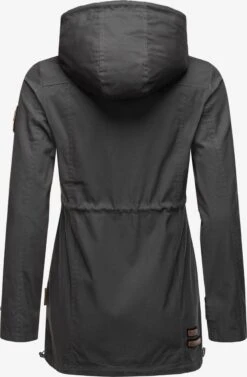 Marikoo Parkas Parka Mi-saison Nyokoo Femme Anthracite -Marikoo d016085189621ff7d6babfb57d10ae28