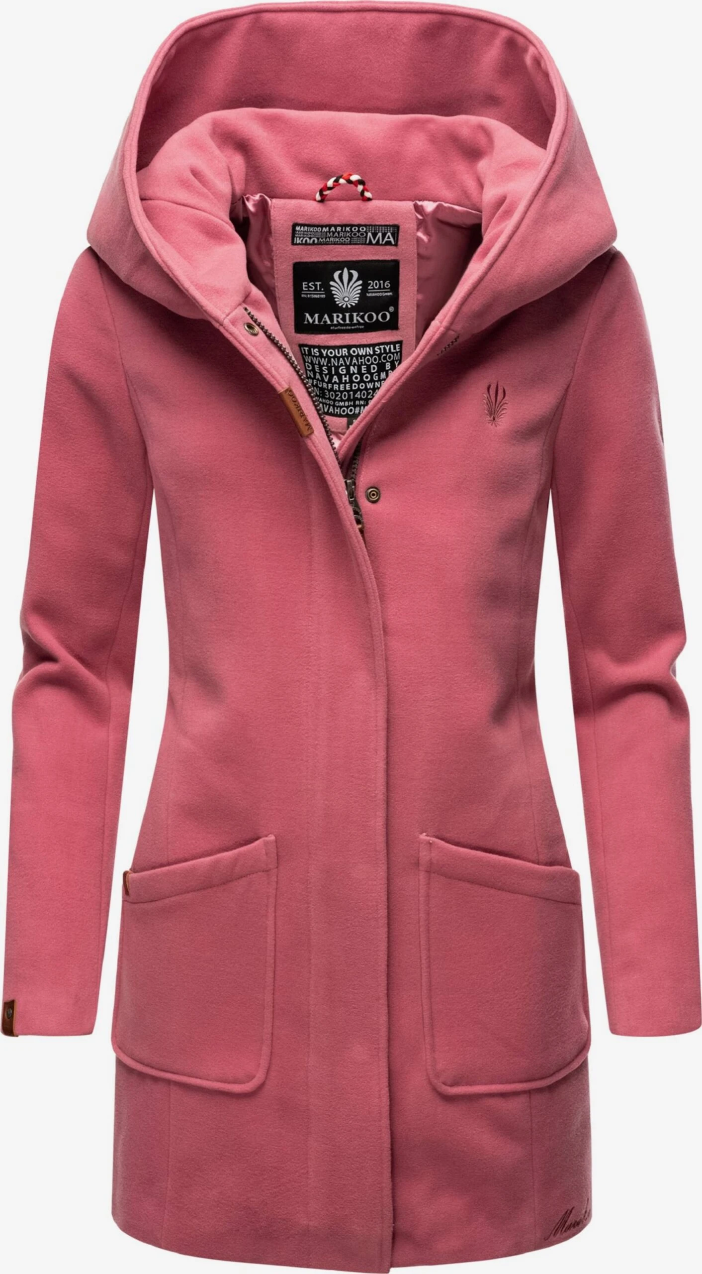 Marikoo Manteaux Dhiver Manteau D’hiver Maikoo Femme Rose 3 Marikoo Manteaux Dhiver Manteau D’hiver Maikoo Femme Rose