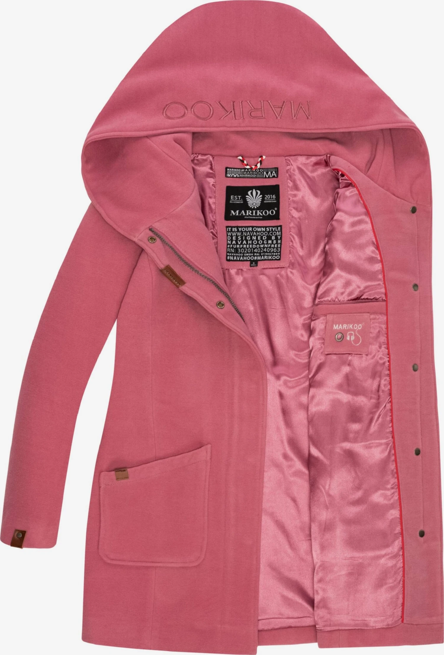 Marikoo Manteaux Dhiver Manteau D’hiver Maikoo Femme Rose 6 Marikoo Manteaux Dhiver Manteau D’hiver Maikoo Femme Rose – Image 4