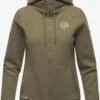 Marikoo Sweats Zippés Veste De Survêtement Setsunaa Femme Olive