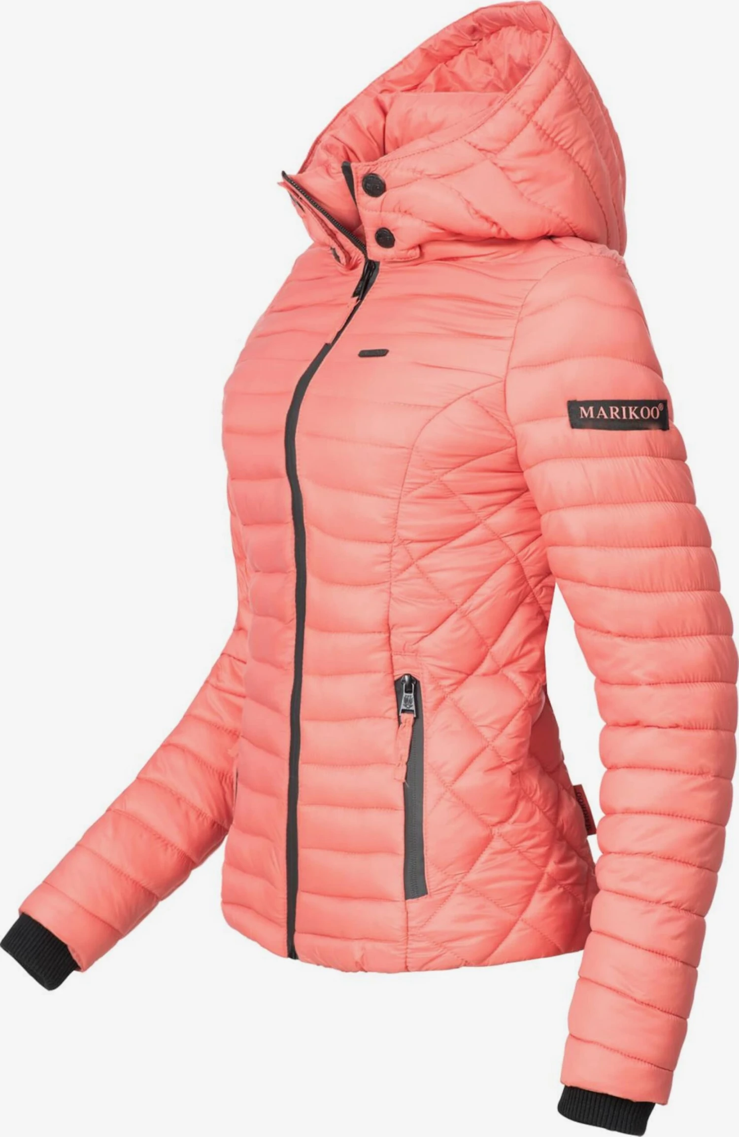 Marikoo Vestes De Mi-saison Veste Mi-saison Samtpfote Femme Corail 5 Marikoo Vestes De Mi-saison Veste Mi-saison Samtpfote Femme Corail – Image 3
