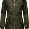 Marikoo Parkas Parka D’hiver Kamii Femme Olive -Marikoo d6836ab1b255873e41915f37b459a87e