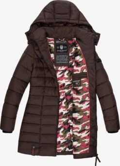 Marikoo Manteaux Courts Manteau D’hiver Abendsternchen Femme Chocolat -Marikoo d78469246ccf06213ce9f6d03691485b