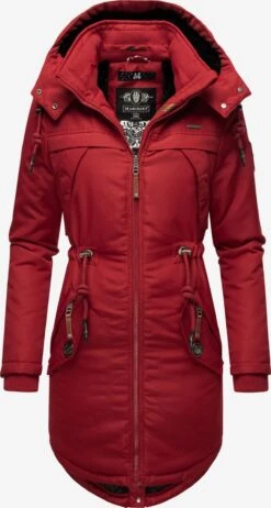 Marikoo Parkas Parka D’hiver Kamii Femme Rouge