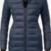 Marikoo Manteaux Courts Manteau D’hiver Abendsternchen Femme Bleu Nuit -Marikoo da7b4393a0d62627b66ed51eb51a9d24