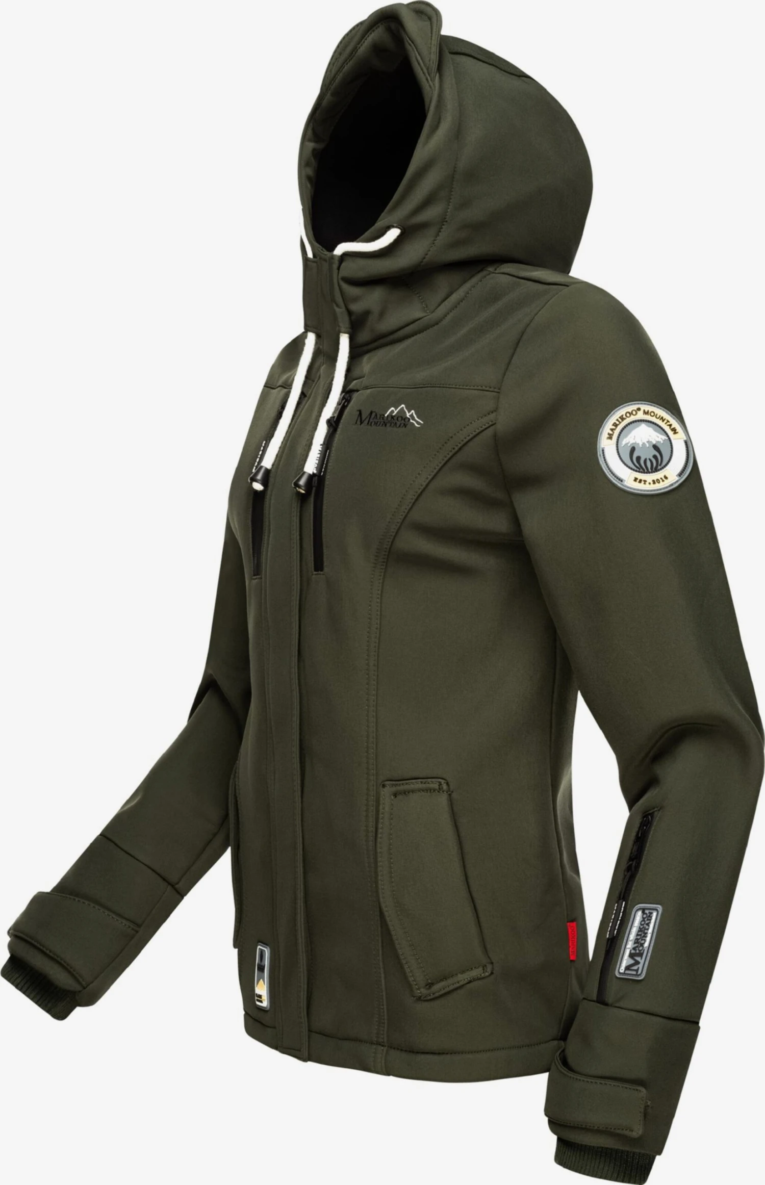 Marikoo Vestes De Mi-saison Veste Mi-saison Kleinezicke Femme Olive 4 Marikoo Vestes De Mi-saison Veste Mi-saison Kleinezicke Femme Olive – Image 2