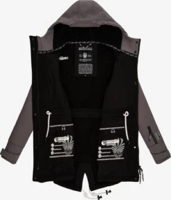 Marikoo Manteaux De Pluie Manteau Fonctionnel Zimtzicke Femme Taupe -Marikoo ddeb123f829b2949de5fc230bfed0ee4