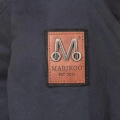 Marikoo Parkas Parka Mi-saison Nyokoo Femme Bleu-gris -Marikoo dedbb98cb6a12145fe0f0c79df952927