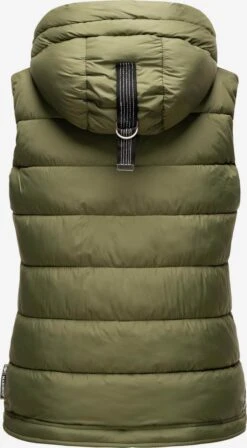 Marikoo Vestes Sans Manches Gilet Taisaa Femme Kaki -Marikoo e16a39fd537e2ba7d3e853703c530396