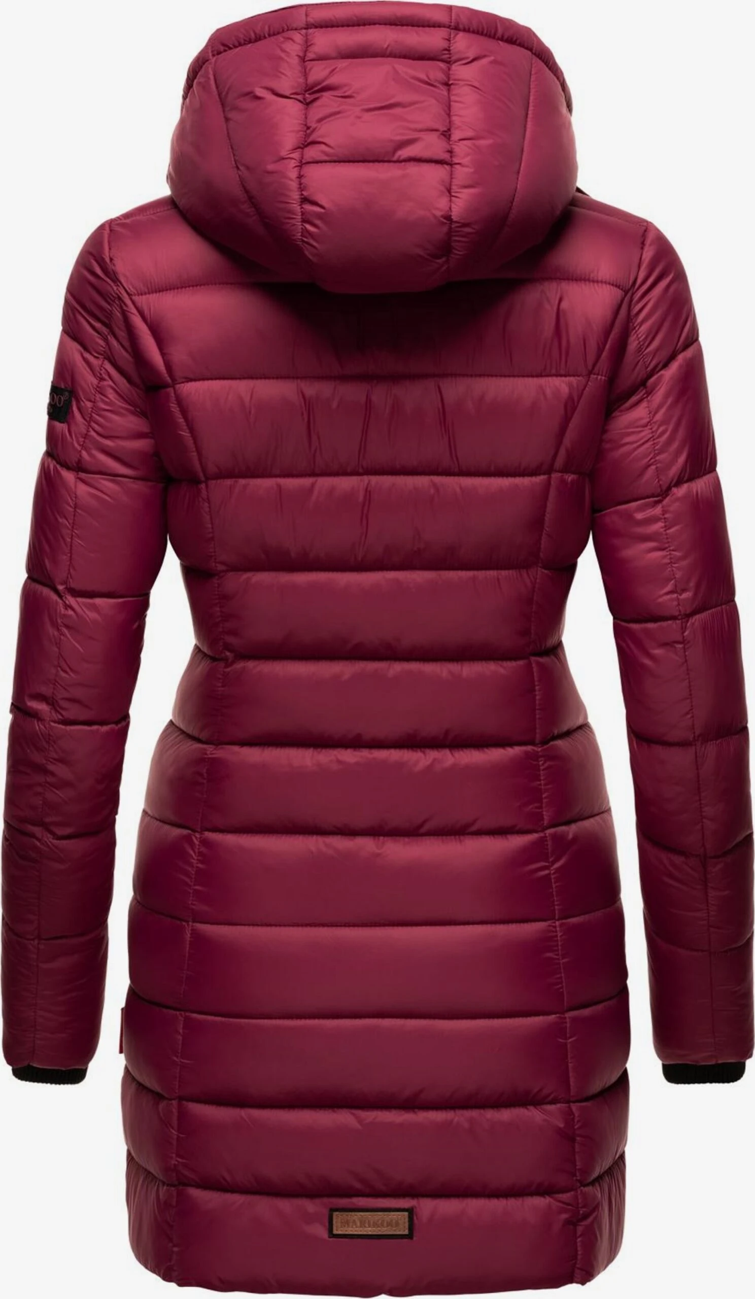 Marikoo Manteaux Courts Manteau D’hiver Abendsternchen Femme Rouge Rubis 4 Marikoo Manteaux Courts Manteau D’hiver Abendsternchen Femme Rouge Rubis – Image 2