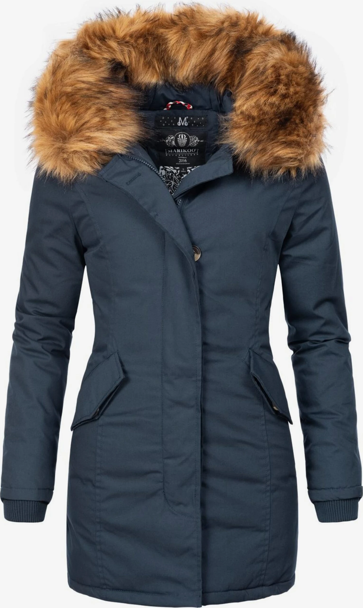 Marikoo Parkas Parka D’hiver Karmaa Femme Bleu Foncé 3 Marikoo Parkas Parka D’hiver Karmaa Femme Bleu Foncé