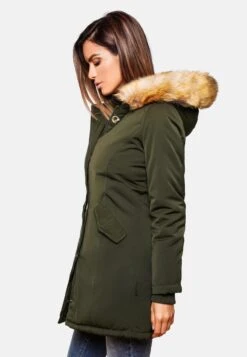 Marikoo Parkas Parka D’hiver Karmaa Femme Olive -Marikoo e4233db5fd5da69672cecc6ccf9ffcd9