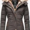 Marikoo Vestes Matelassées Veste D’hiver Nekoo Femme Taupe
