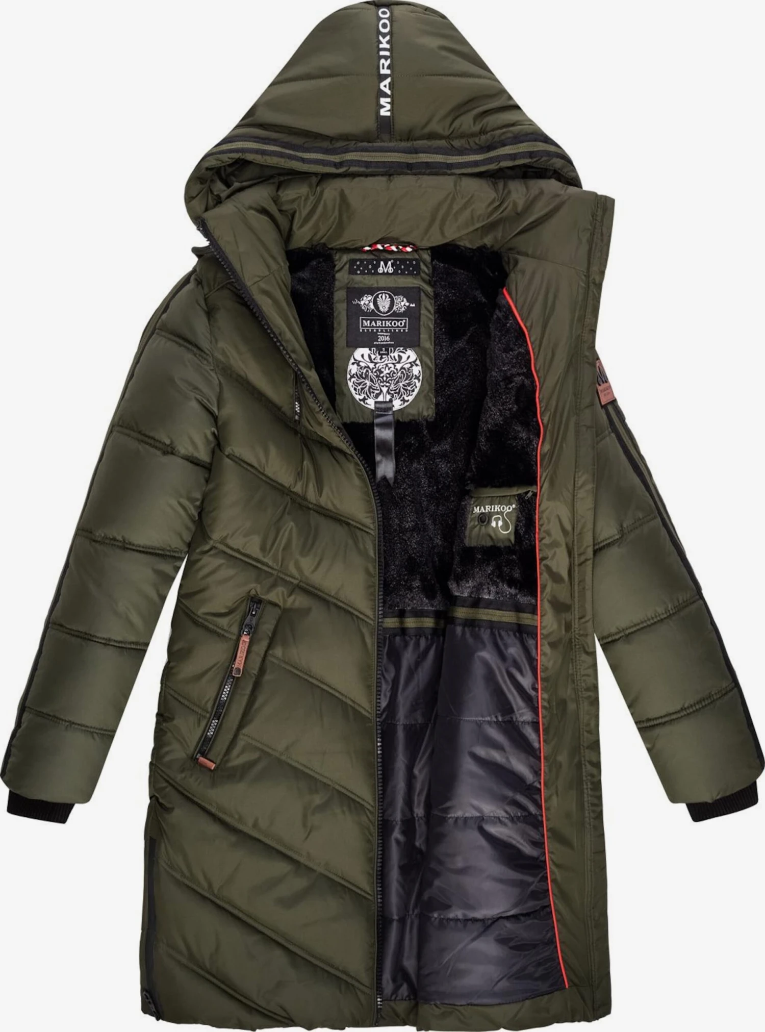 Marikoo Manteaux Dhiver Manteau D’hiver Armasa Femme Kaki 5 Marikoo Manteaux Dhiver Manteau D’hiver Armasa Femme Kaki – Image 3