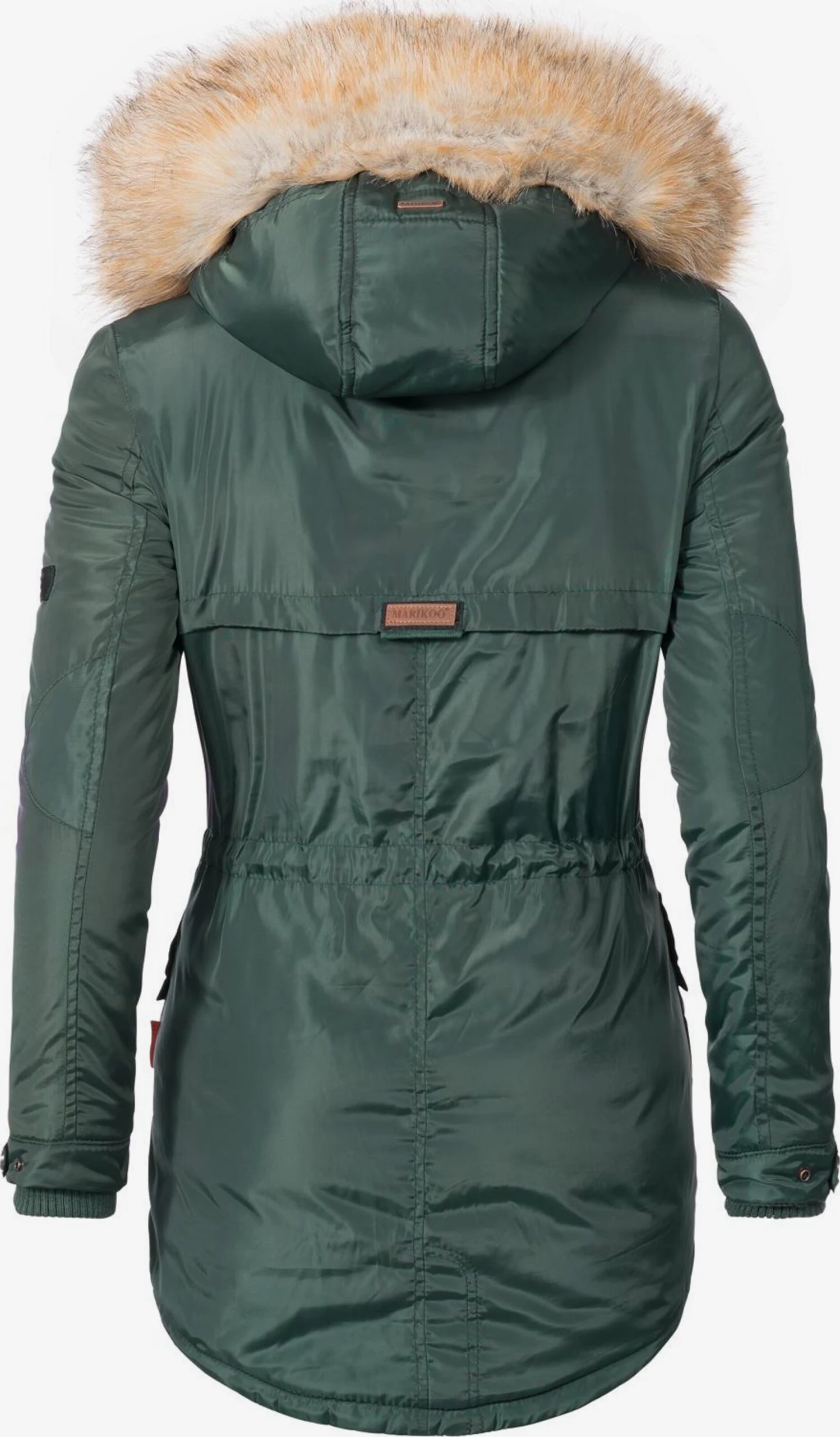 Marikoo Parkas Parka D’hiver Grinsekatze Femme Vert Foncé 5 Marikoo Parkas Parka D’hiver Grinsekatze Femme Vert Foncé – Image 3