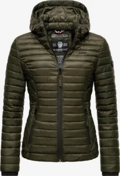 Marikoo Vestes De Mi-saison Veste Mi-saison Samtpfote Femme Olive