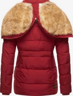 Marikoo Vestes Dhiver Veste D’hiver Nekoo Femme Rouge -Marikoo ea1c504043579d57e35ed0cf7d7cae77