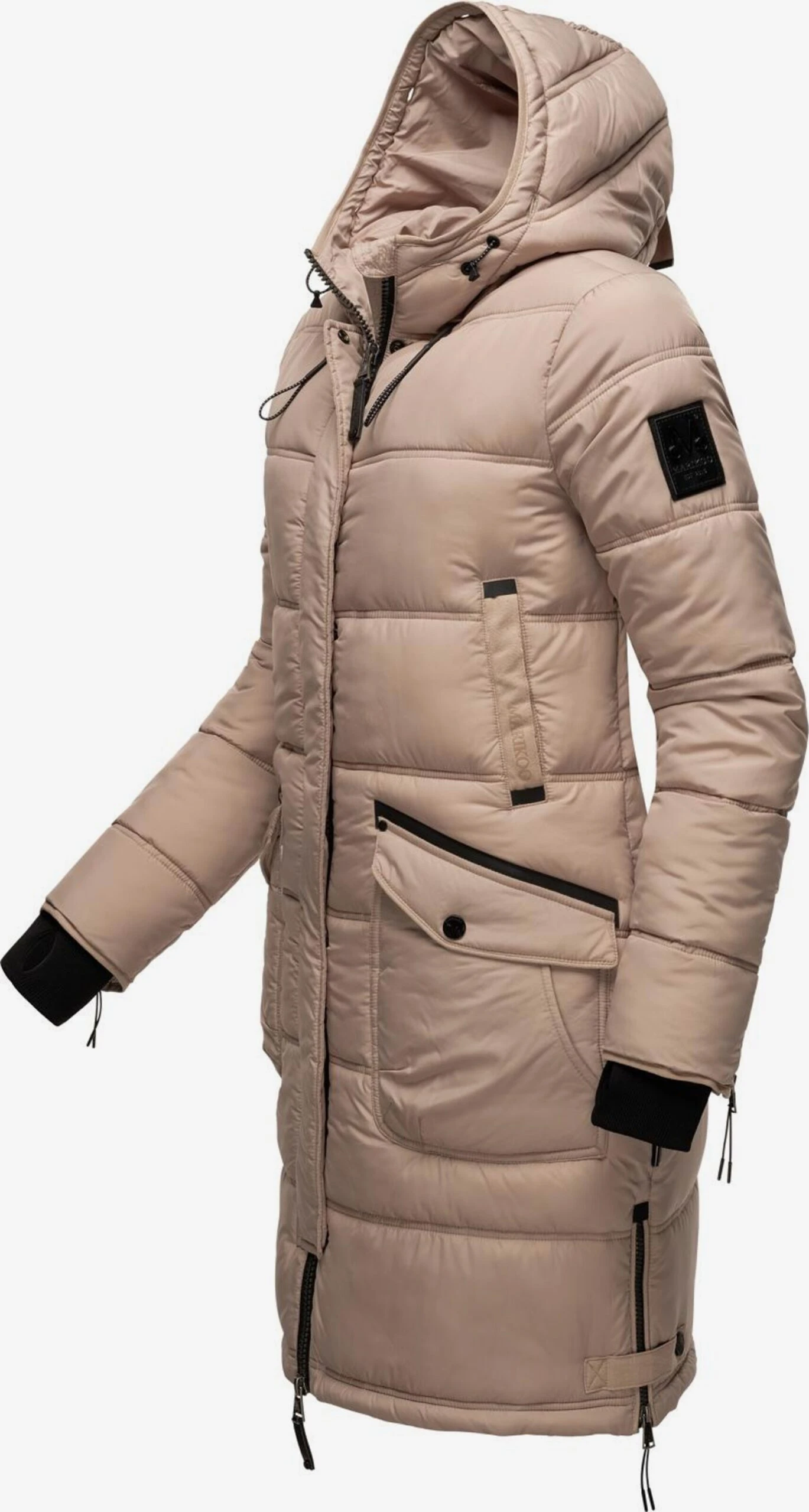 Marikoo Manteaux Dhiver Manteau D’hiver Chaskaa Femme Taupe 6 Marikoo Manteaux Dhiver Manteau D’hiver Chaskaa Femme Taupe – Image 4