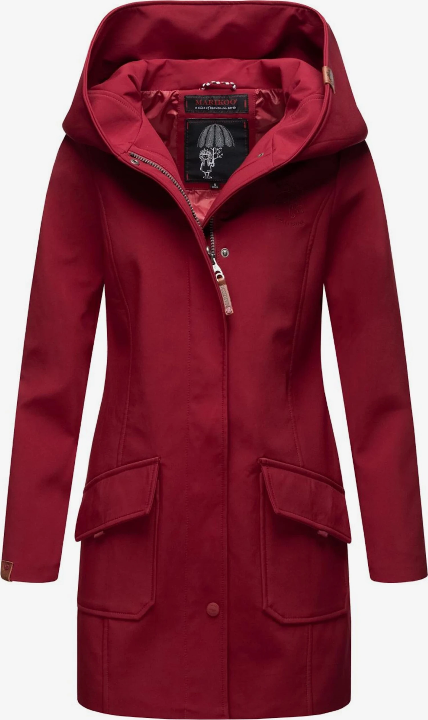 Marikoo Manteaux De Pluie Manteau Fonctionnel Mayleen Femme Rouge Cerise 3 Marikoo Manteaux De Pluie Manteau Fonctionnel Mayleen Femme Rouge Cerise