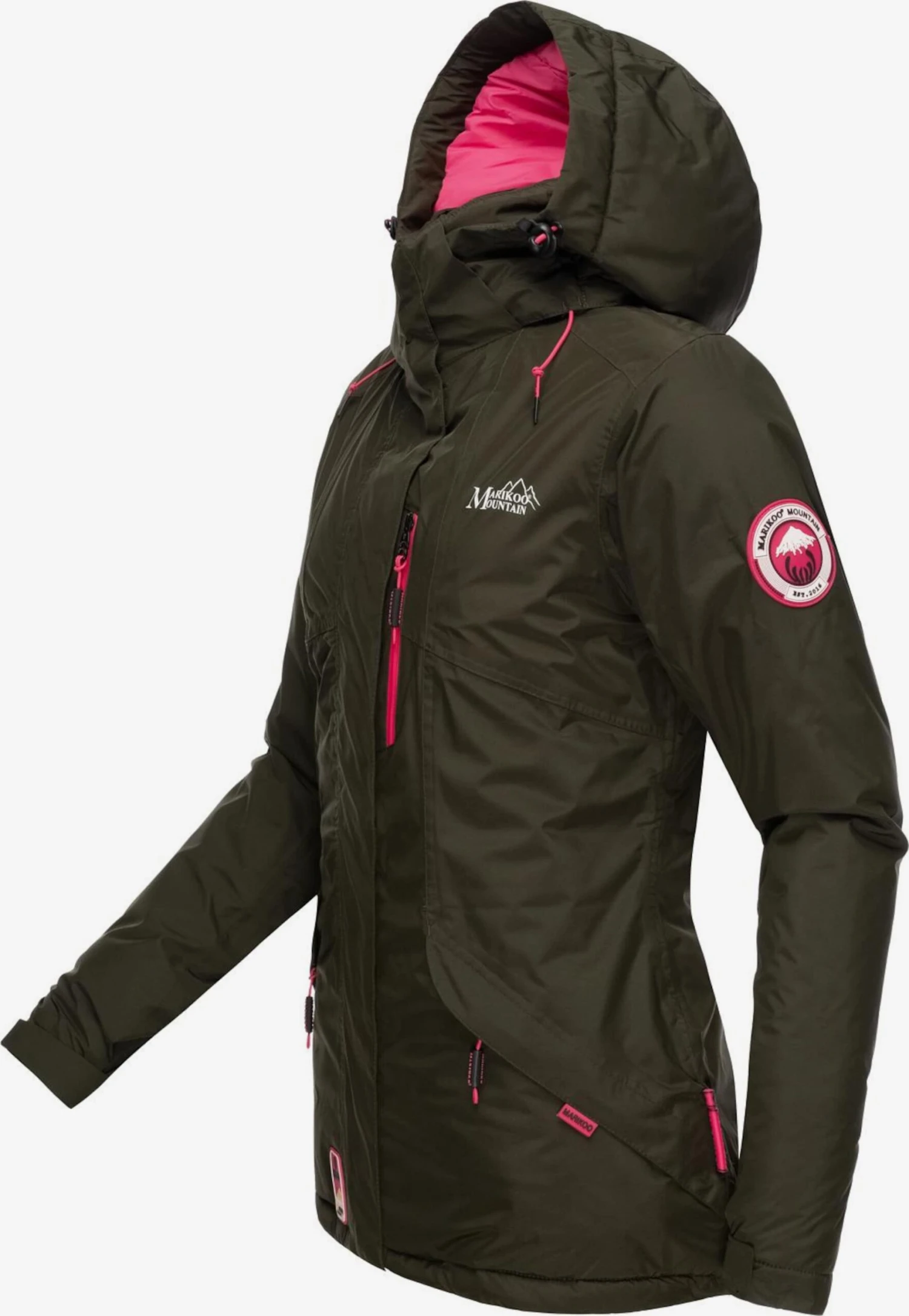 Marikoo Vestes Dextérieur Veste Fonctionnelle Rabeaa Femme Olive 4 Marikoo Vestes Dextérieur Veste Fonctionnelle Rabeaa Femme Olive – Image 2