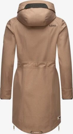 Marikoo Parkas Parka Mi-saison Femme Beige Foncé -Marikoo f0074af202b0e27ff18385e00e881f43