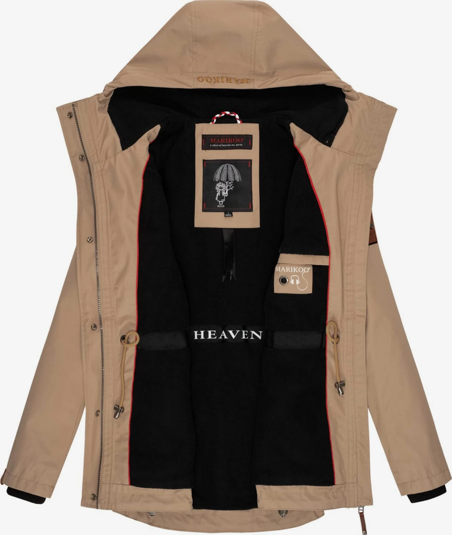 Marikoo Vestes De Mi-saison Veste Mi-saison Babetaa Femme Sable 7 Marikoo Vestes De Mi-saison Veste Mi-saison Babetaa Femme Sable – Image 5