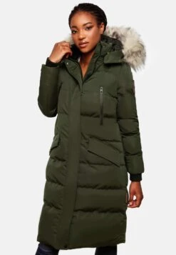 Marikoo Manteaux Dhiver Manteau D’hiver Schneesternchen Femme Vert -Marikoo f0b4987873f489da42c85f4ac10f4aec