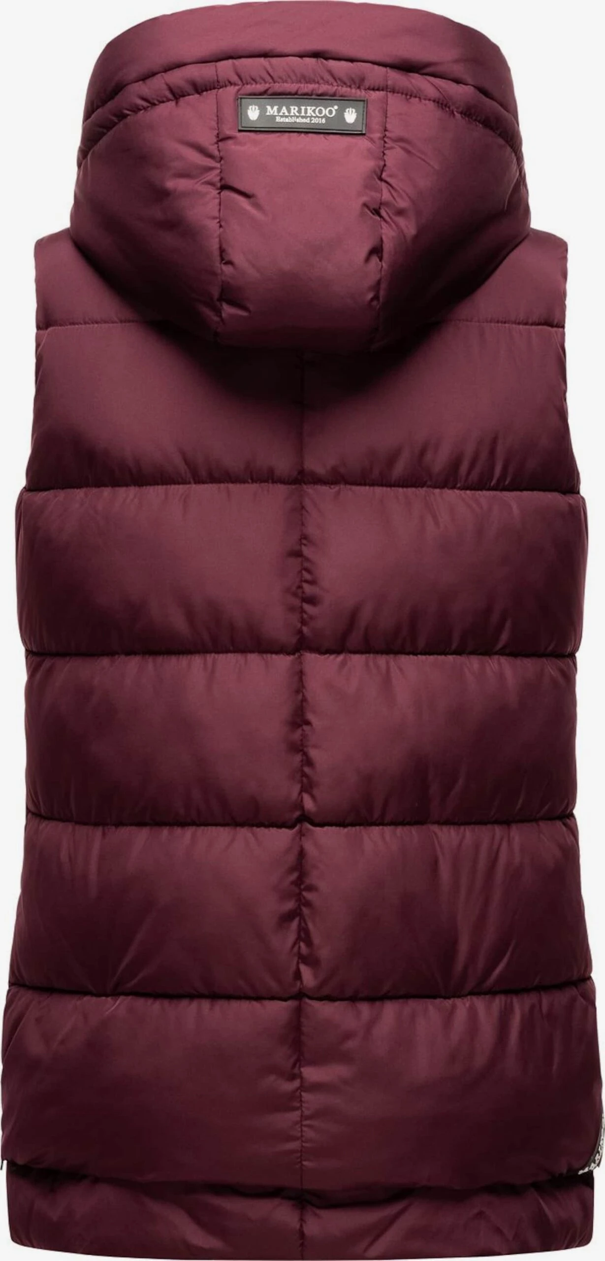 Marikoo Vestes Sans Manches Gilet Zarinaa Femme Bordeaux 5 Marikoo Vestes Sans Manches Gilet Zarinaa Femme Bordeaux – Image 3
