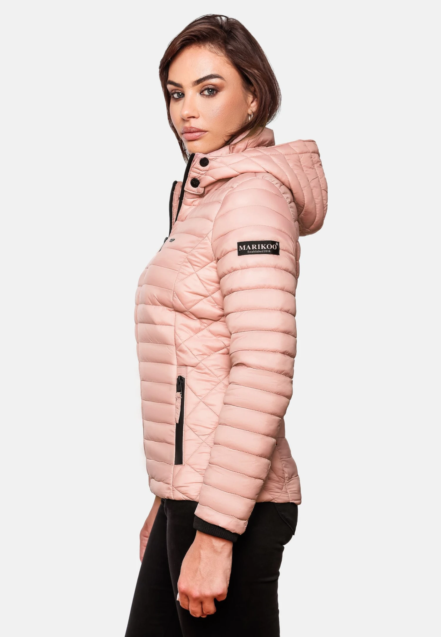 Marikoo Vestes De Mi-saison Veste Mi-saison Femme Rose 8 Marikoo Vestes De Mi-saison Veste Mi-saison Femme Rose – Image 6