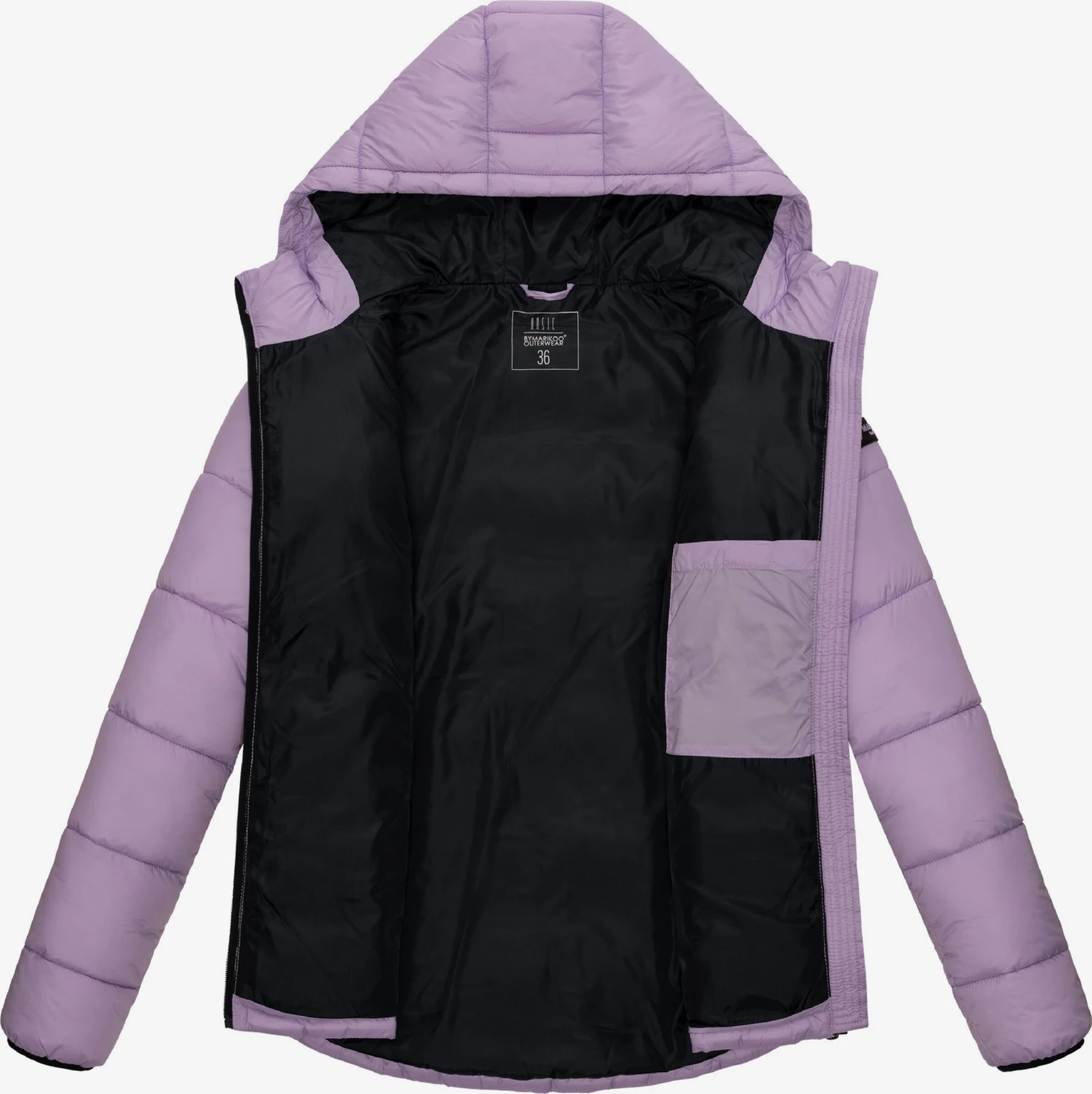 Marikoo Vestes Matelassées Veste D’hiver Leandraa Femme Lilas 6 Marikoo Vestes Matelassées Veste D’hiver Leandraa Femme Lilas – Image 4
