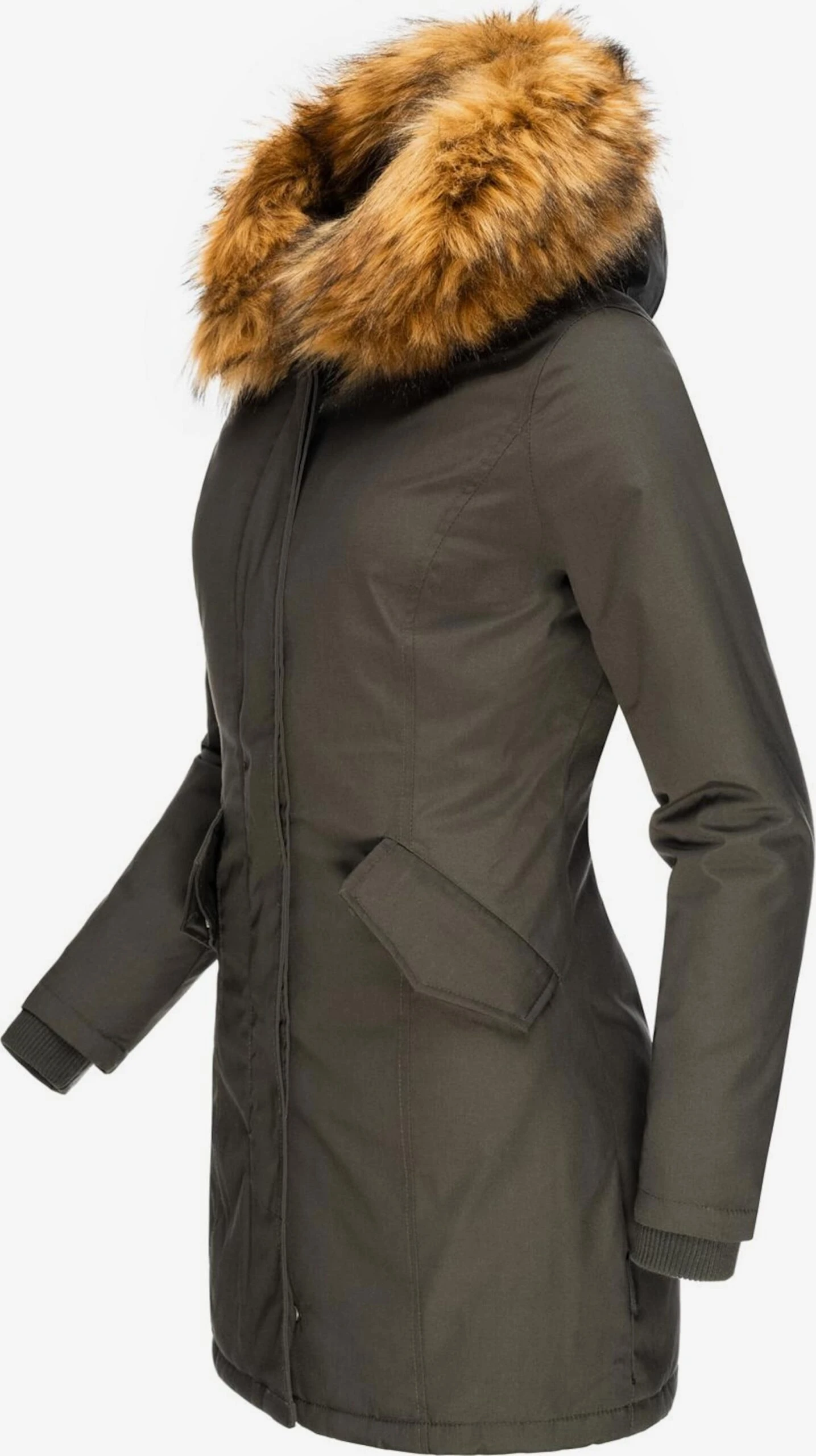 Marikoo Parkas Parka D’hiver Karmaa Femme Anthracite 4 Marikoo Parkas Parka D’hiver Karmaa Femme Anthracite – Image 2