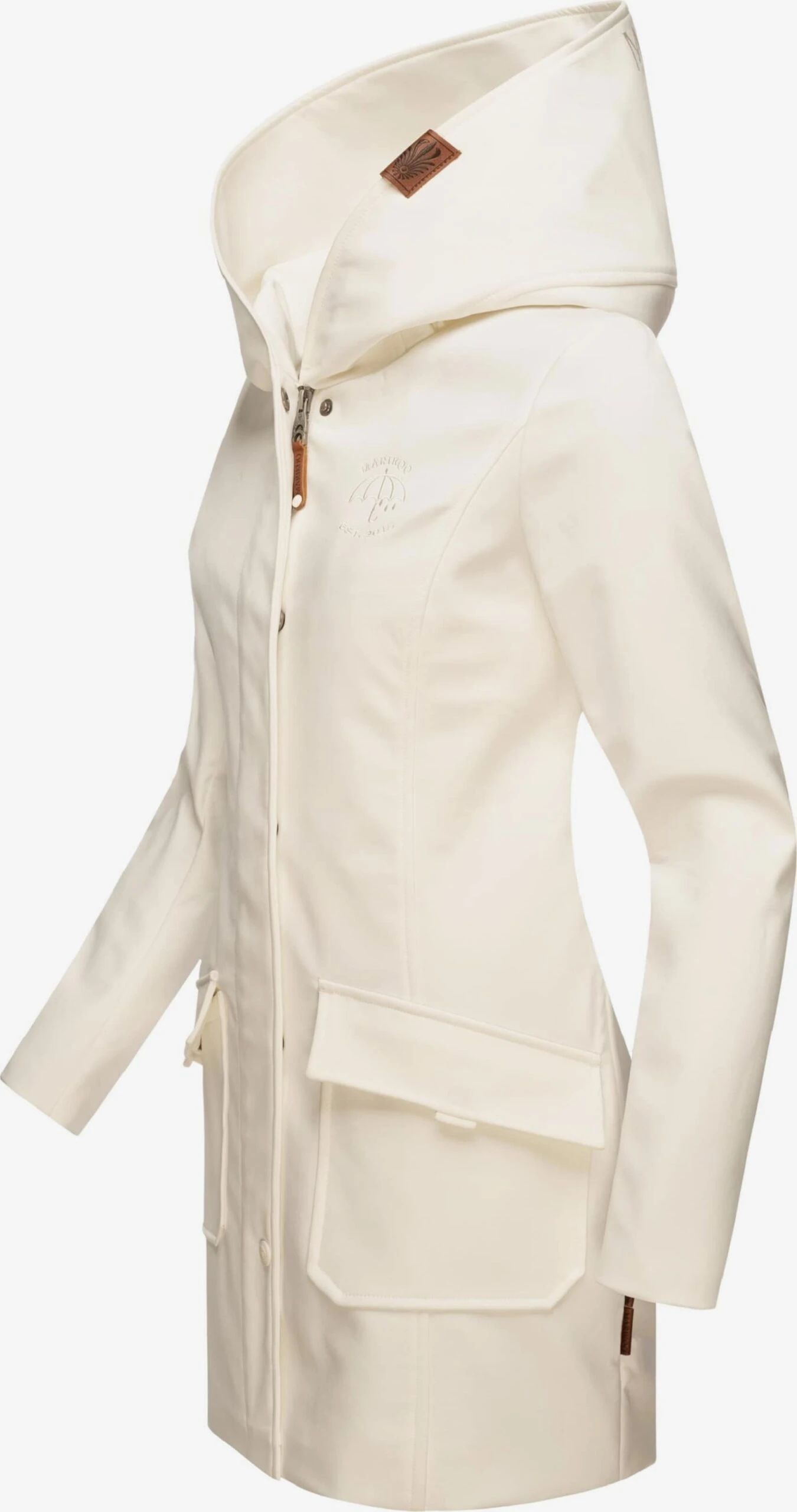 Marikoo Manteaux De Pluie Manteau Fonctionnel Mayleen Femme Blanc Cassé 4 Marikoo Manteaux De Pluie Manteau Fonctionnel Mayleen Femme Blanc Cassé – Image 2