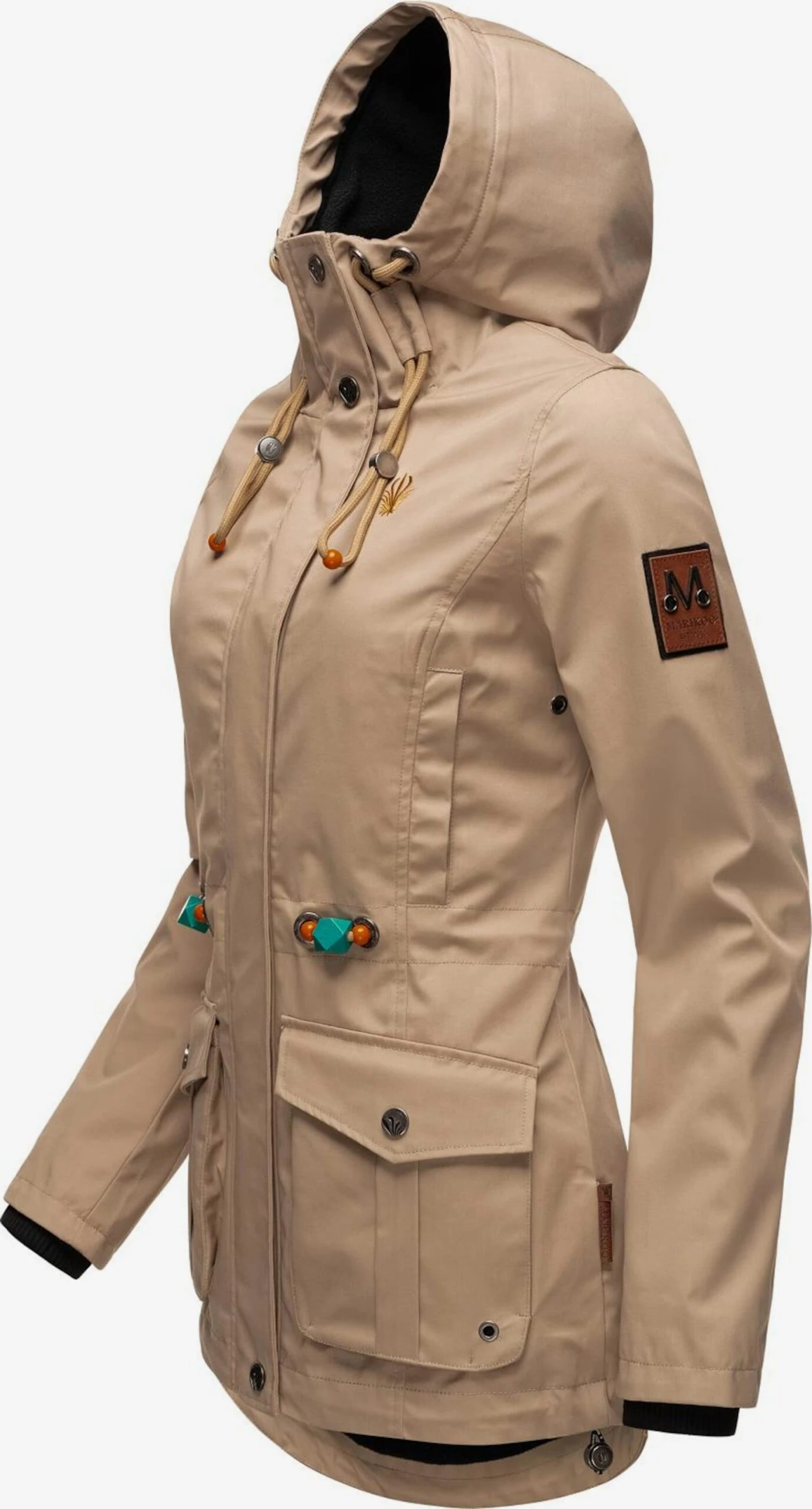 Marikoo Vestes De Mi-saison Veste Mi-saison Babetaa Femme Sable 4 Marikoo Vestes De Mi-saison Veste Mi-saison Babetaa Femme Sable – Image 2