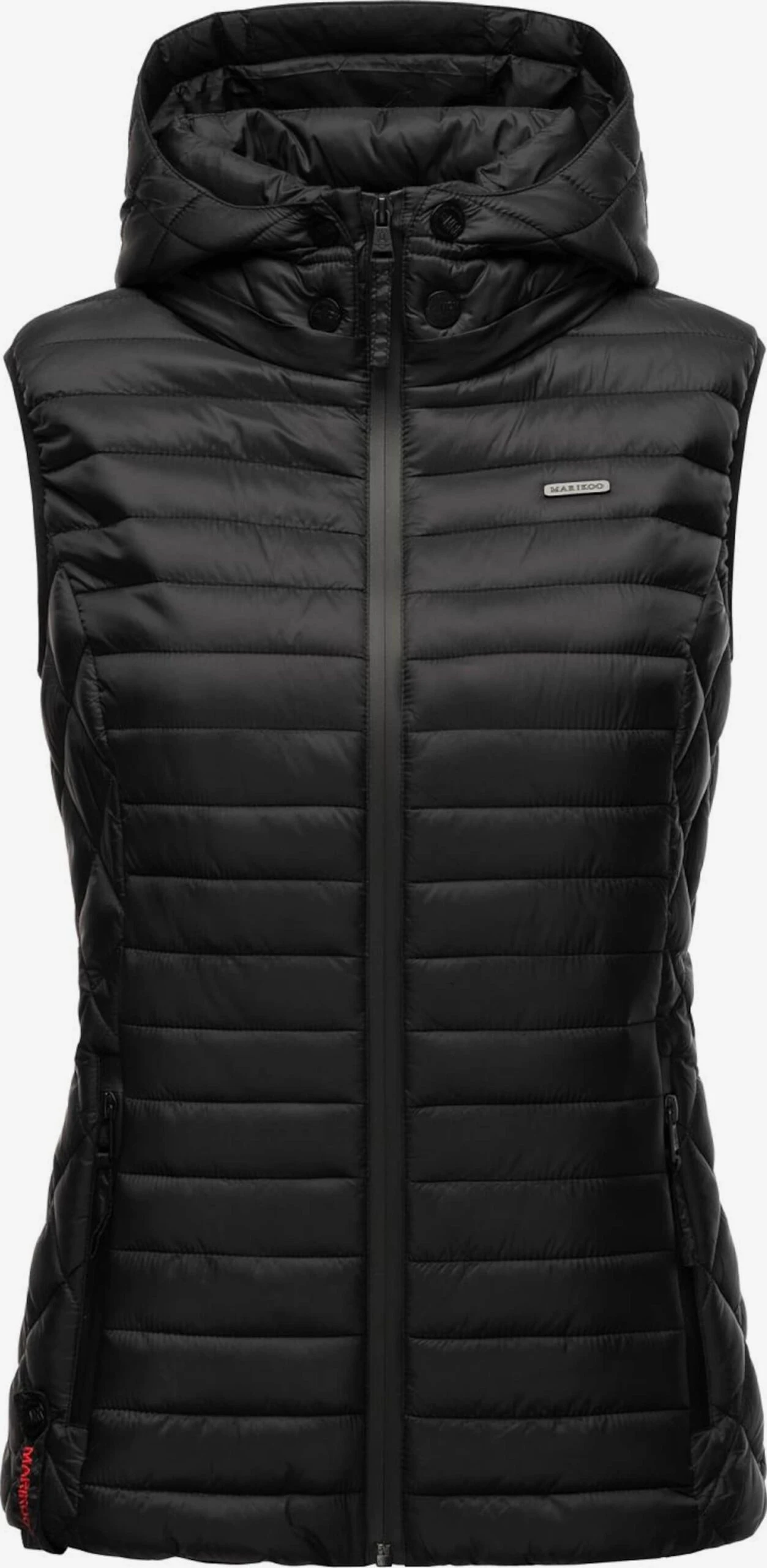 Marikoo Vestes Sans Manches Gilet Hasenpfote Femme Noir 3 Marikoo Vestes Sans Manches Gilet Hasenpfote Femme Noir