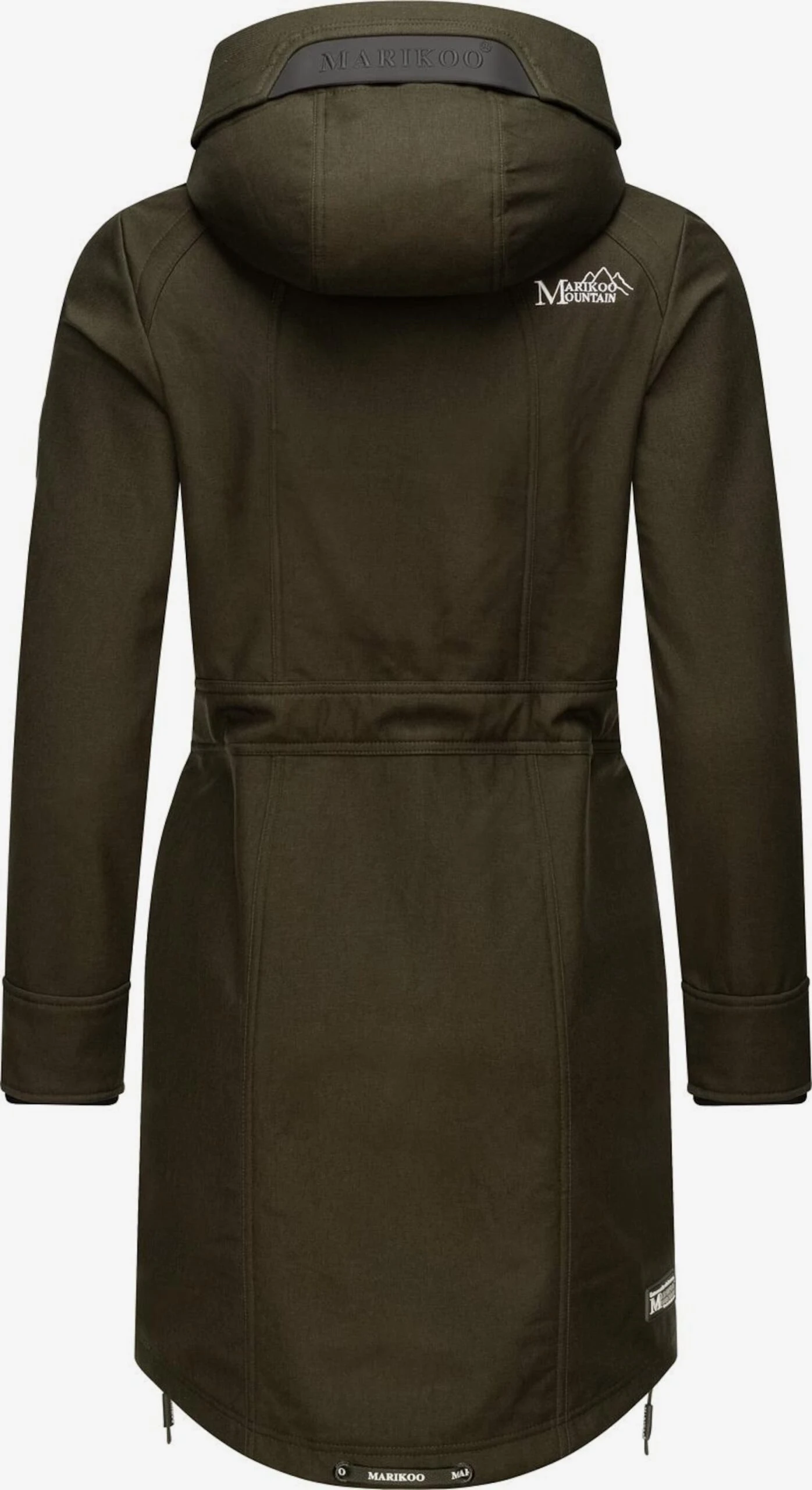 Marikoo Parkas Parka Mi-saison Femme Olive 6 Marikoo Parkas Parka Mi-saison Femme Olive – Image 4