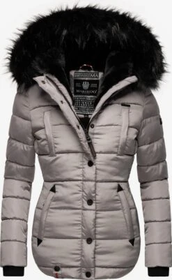 Marikoo Vestes Dhiver Veste D’hiver Lotusblüte Femme Gris