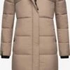 Marikoo Manteaux Dhiver Manteau D’hiver Femme Taupe -Marikoo f63b0bf92f43f1c6b6f8c74d2e52d7f2