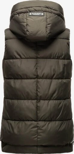 Marikoo Vestes Sans Manches Gilet Zarinaa Femme Anthracite -Marikoo f64eafeee5ccdc48dd94f9ab6f67e552