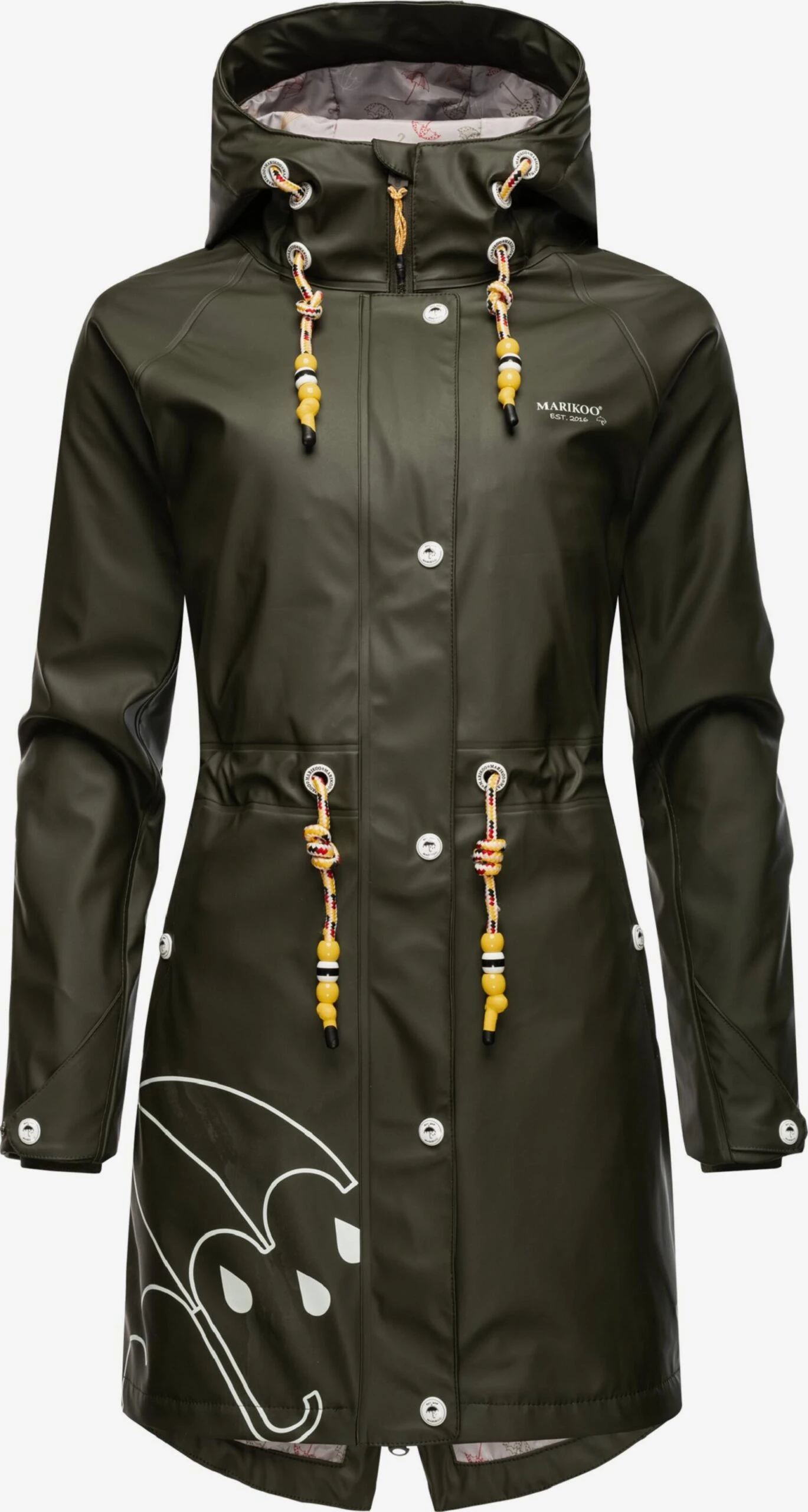 Marikoo Manteaux De Pluie Manteau Fonctionnel Femme Olive 3 Marikoo Manteaux De Pluie Manteau Fonctionnel Femme Olive