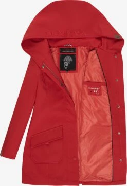 Marikoo Manteaux De Pluie Manteau Fonctionnel Mayleen Femme Rouge -Marikoo fa250b2904fdd57779f4e63c695d52e6