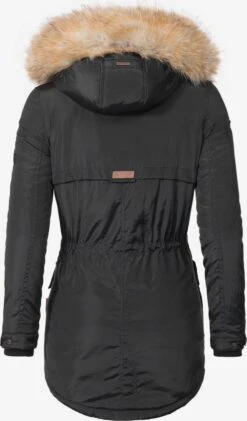 Marikoo Parkas Parka D’hiver Grinsekatze Femme Noir -Marikoo fa69bc8b04705f4db95472ebaab31789