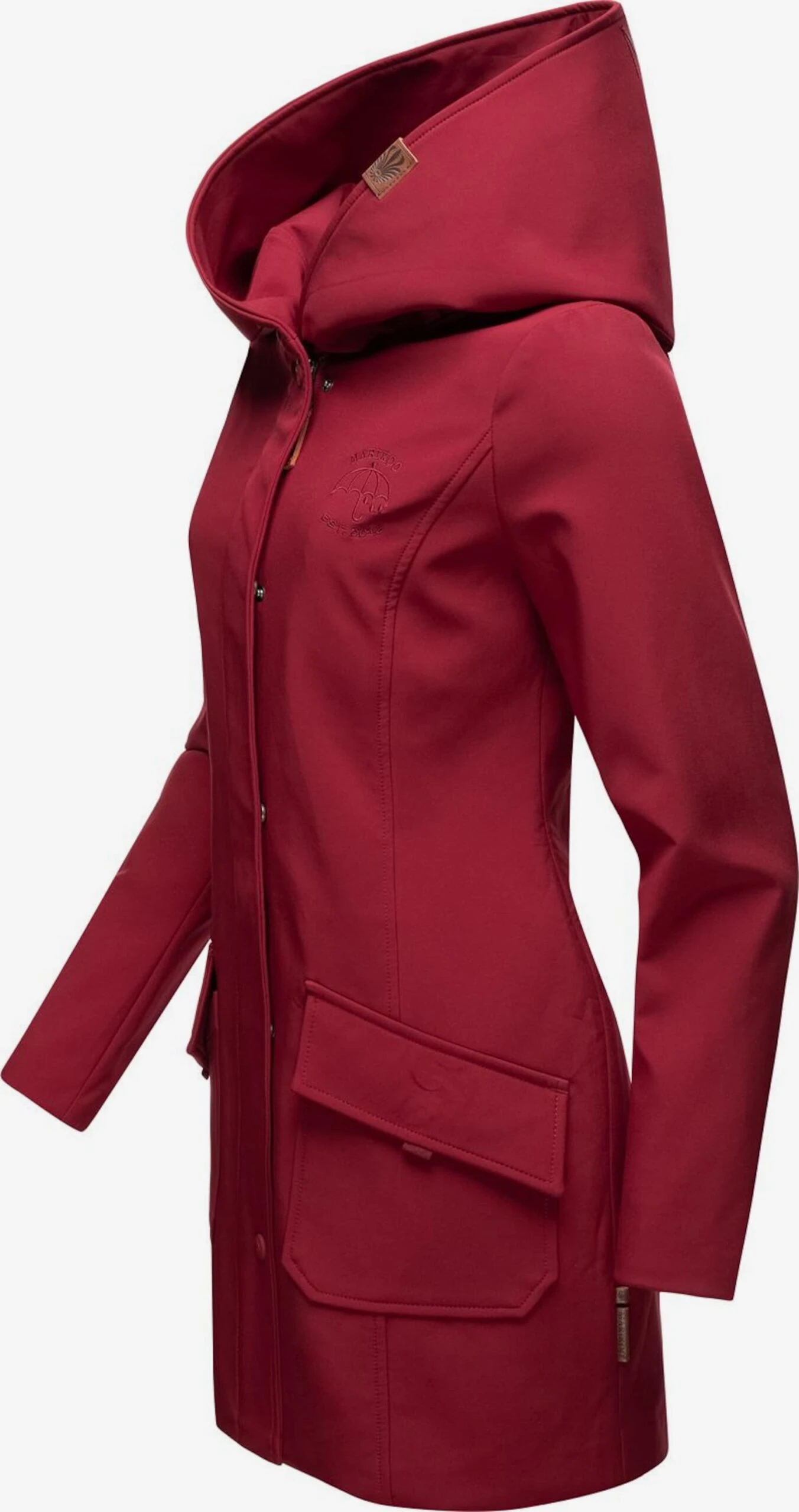 Marikoo Manteaux De Pluie Manteau Fonctionnel Mayleen Femme Rouge Cerise 4 Marikoo Manteaux De Pluie Manteau Fonctionnel Mayleen Femme Rouge Cerise – Image 2