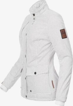 Marikoo Vestes Dhiver Veste D’hiver Keikoo Femme Blanc -Marikoo fba9ee4783876364abc48725398fb107