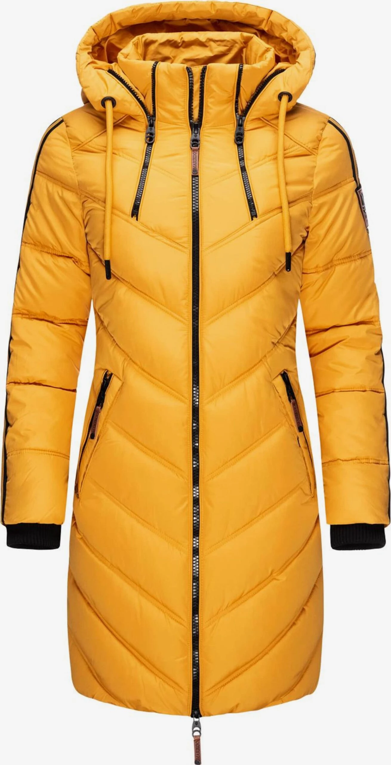 Marikoo Manteaux Dhiver Manteau D’hiver Armasa Femme Jaune 3 Marikoo Manteaux Dhiver Manteau D’hiver Armasa Femme Jaune