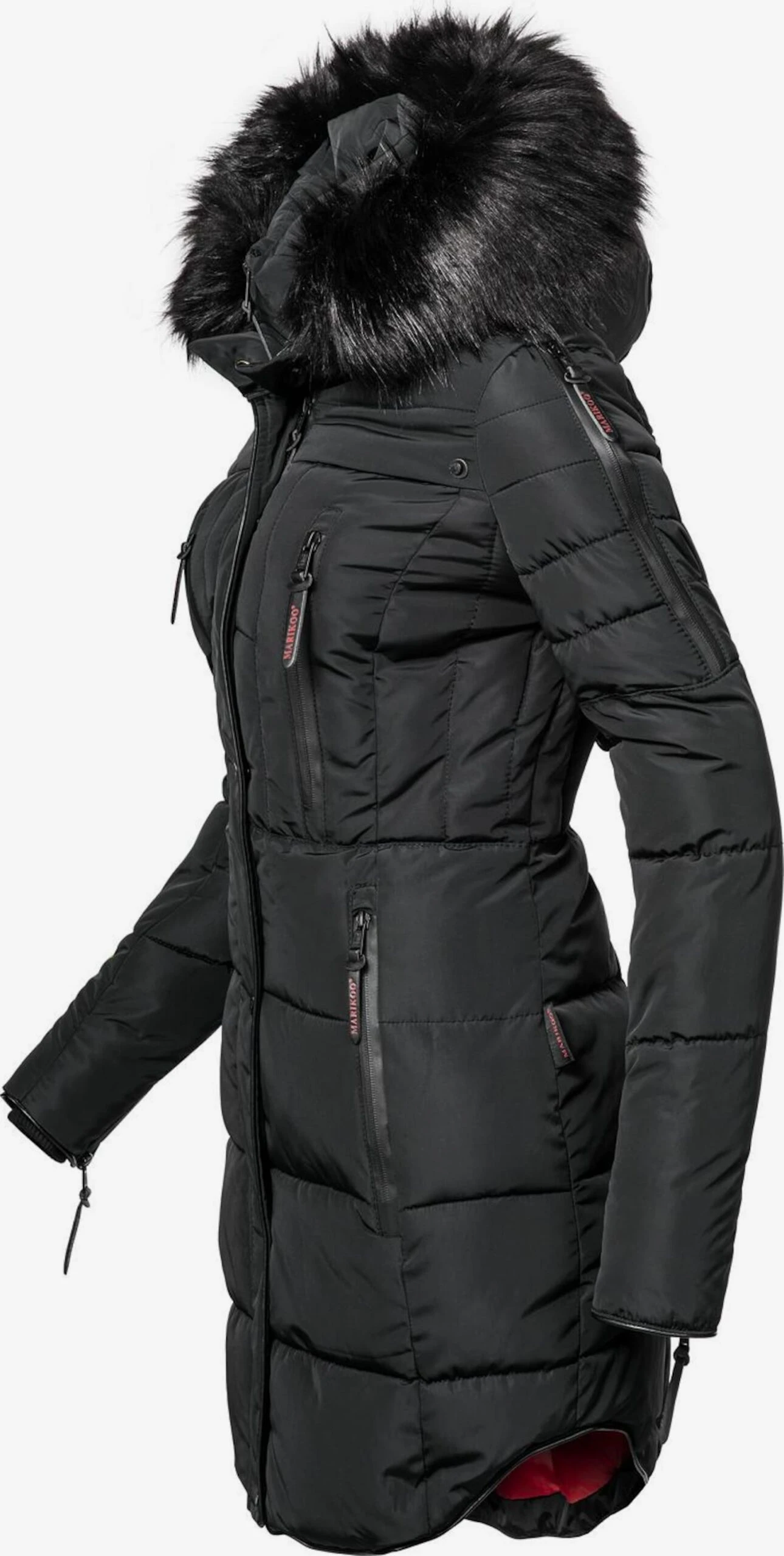 Marikoo Manteaux Dhiver Manteau D’hiver Moonshine Femme Noir 5 Marikoo Manteaux Dhiver Manteau D’hiver Moonshine Femme Noir – Image 3