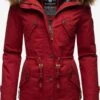 Marikoo Parkas Parka D’hiver La Viva Femme Rouge