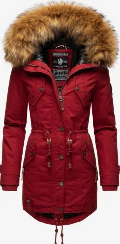 Marikoo Parkas Parka D’hiver La Viva Femme Rouge